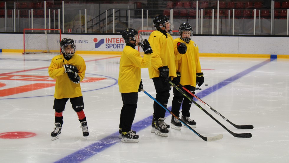 Nästan hundra spelare var anmälda till Vimmerby Hockeys uppstartsläger för ungdomsverksamheten.