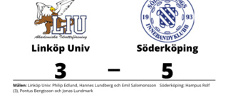 Förlust på hemmaplan för Linköp Univ mot Söderköping