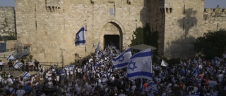 Oroligt under nationalistmarsch i Jerusalem