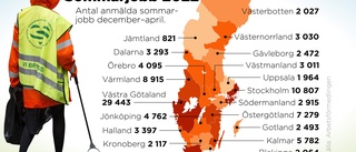 Tiotusentals sommarjobb kvar att söka