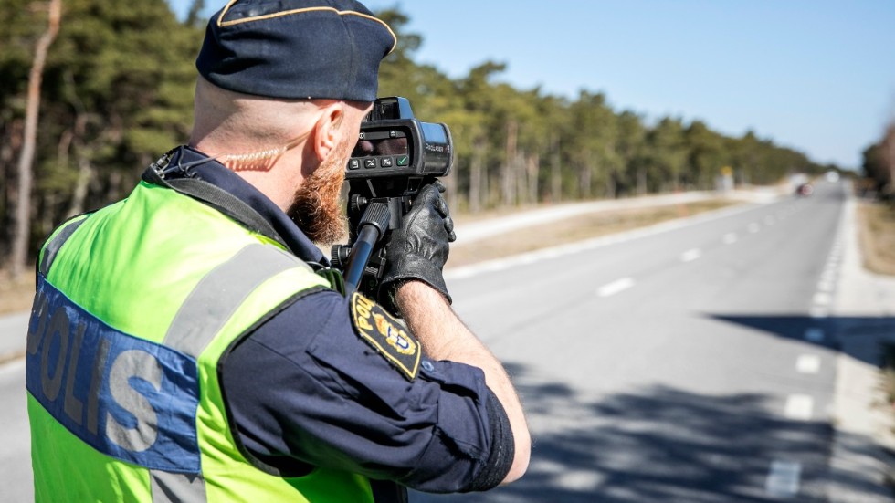 Polisen utförde många hastighetskontroller under veckan. (Arkivbild)