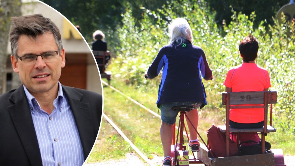 "I och med att kommunen är beredd att satsa pengar är min förhoppning att det ska bli någonting bra i framtiden", säger kommunalrådet Lars Rosander (C) om flytten av dressinuthyrningen.