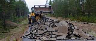 Han grävde bort vägen