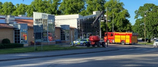 Brand i källaren på Kulturhuset Multeum – någon lade böcker i en papperskorg och tände på