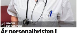 Bristen i vården är verklig!