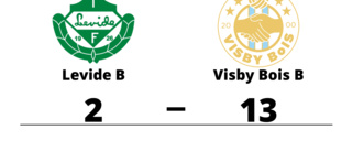 Visby Bois B ny serieledare efter seger