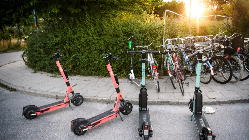 Flera elsparkcyklar har stulits vid Kunskapsskolan. I torsdag var det dags igen.