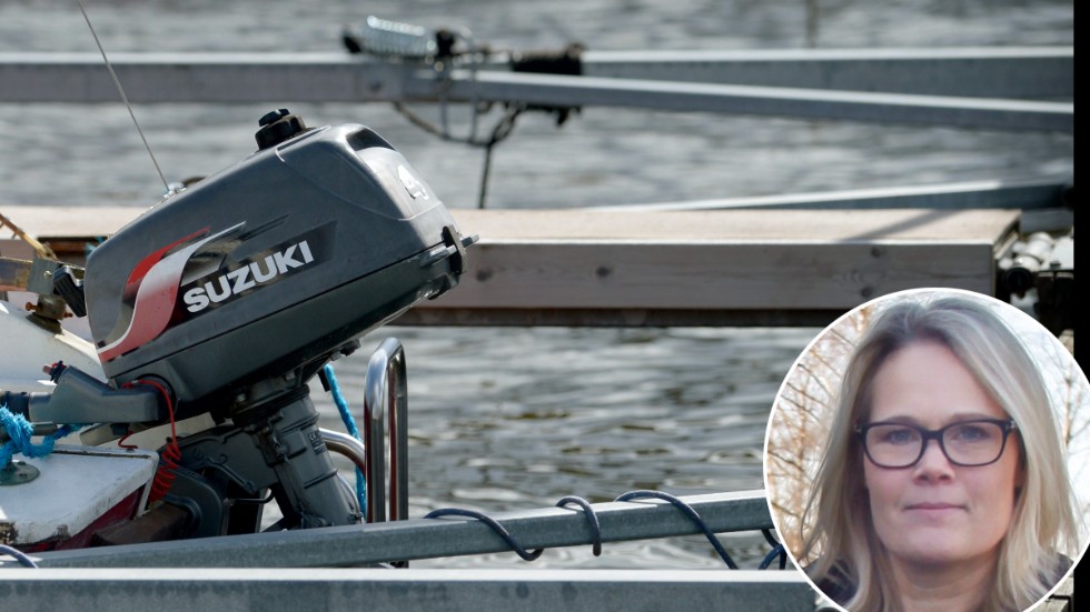 Jeanette Björk vid Strängnäspolisen berättar om fem anmälda båtstölder från helgen, samtliga i Säbyviken på Aspö. Bland annat försvann en motor av märket Suzuki (dock ej exemplaret på bilden).