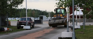 Läckte olja längs vägen i 200 meter