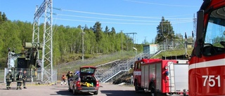 Brand i Sädva kraftstation