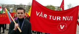 Partierna demonstrerade i Uppsala