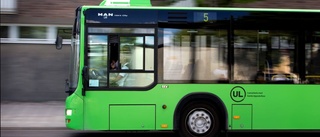 Stadsbuss brann i Storvreta