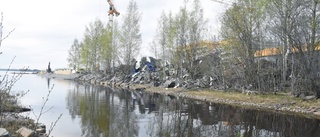 Sophögen i södra hamn: "Flyter ut i vattnet"