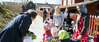 Treåriga Wilma påskade för 104-åriga Gunhild