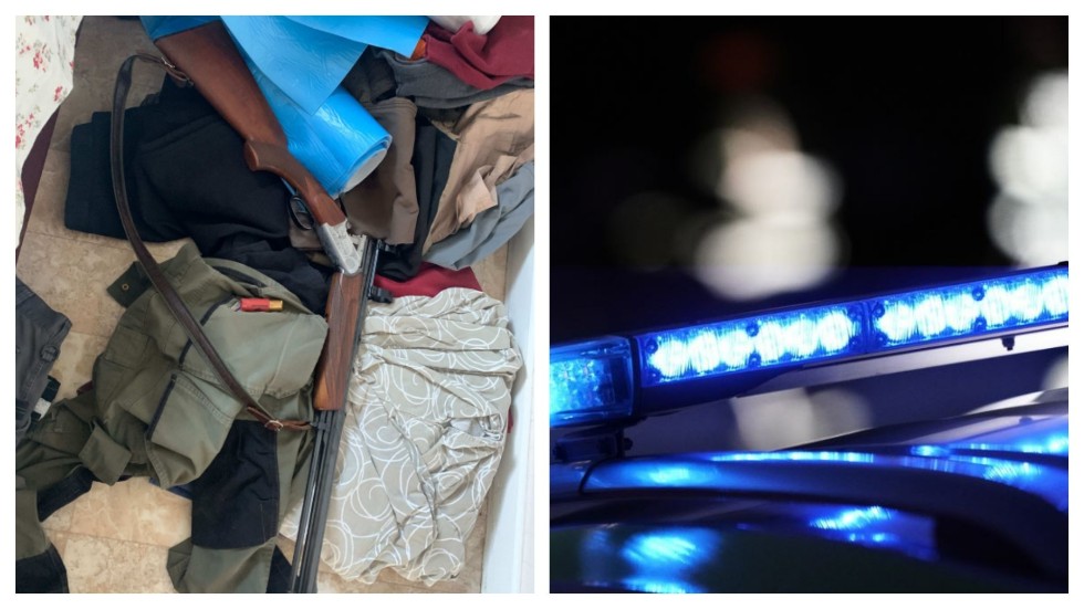 En 59-årig man har dömts för brott vapenlagen efter att ha avlossat två skott med ett gevär. (Bilden till vänster är hämtad ur förundersökningen.)