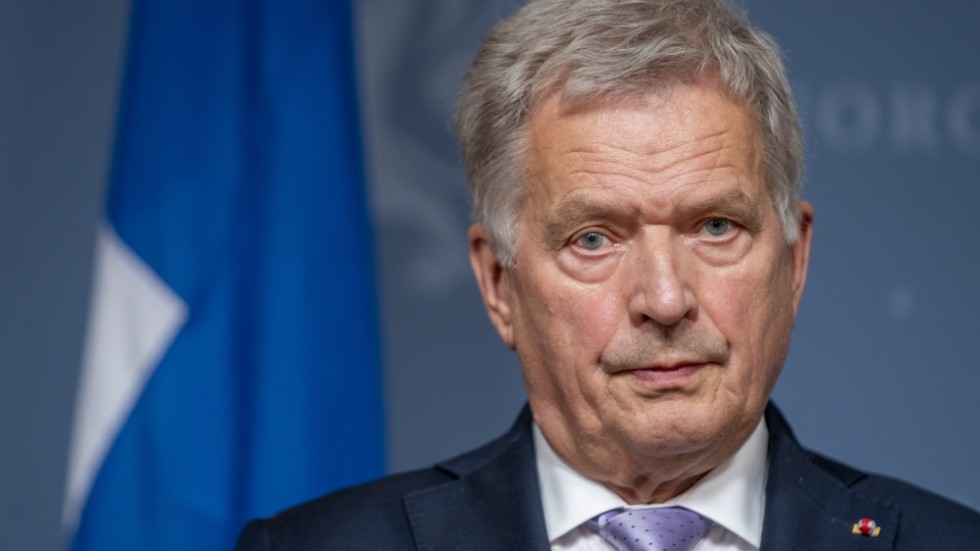 Finlands president Sauli Niinistö. Arkivbild