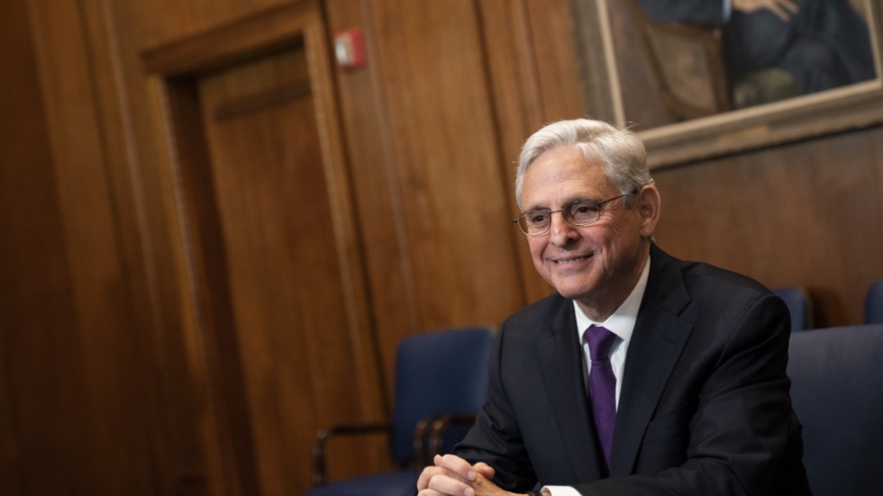 USA:s justitieminister Merrick Garland. Arkivbild.