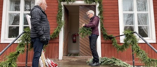 Nu förbereds det i Högmåla inför julmarknaden – vill skapa julkänsla och inte bara kommers