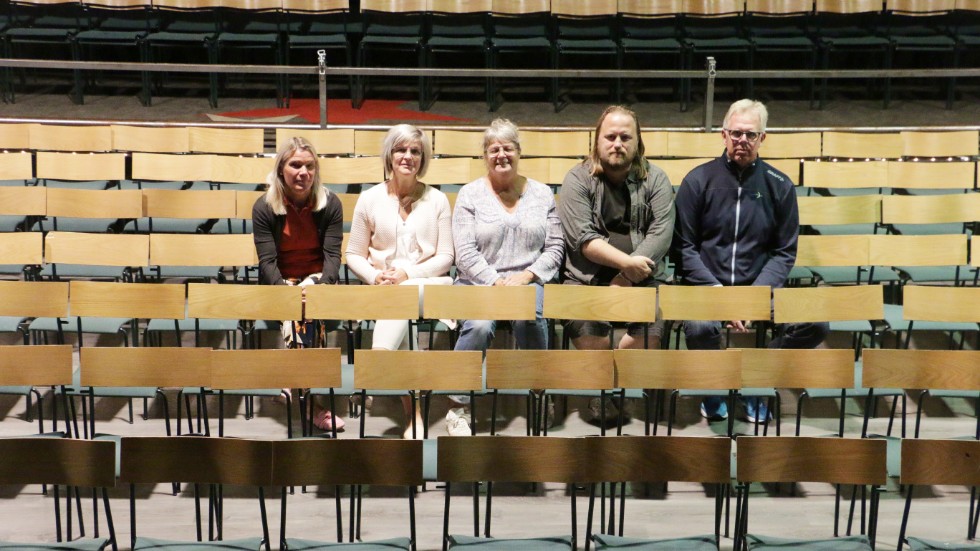 Lena Borgstrand, Ulrika Stolt,  Gabriella Harrisson, Emil Elofsson och Stefan Fredriksson ser fram mot hälsoveckan i början på november.