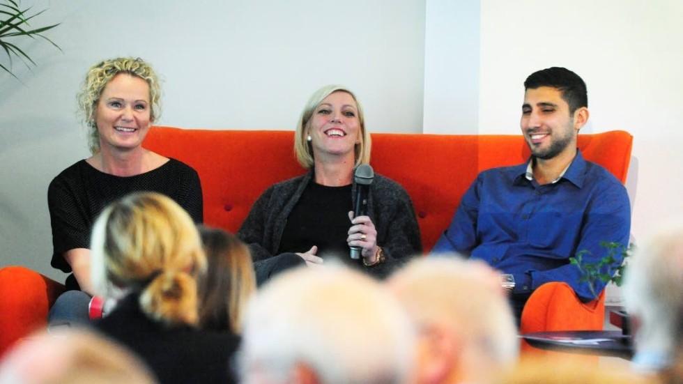 Entreprenörer. Annie Åberg, butikschef på H&M i Västervik, Linda Åhman på Harrys och Elias Besheri på Sahara berättade om en fantastisk sommarsäsong.