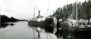 Verkebäck hade en livlig hamn