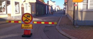 Hamngatan stängs av i tre veckor