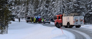 Trafikolycka utanför Arjeplog