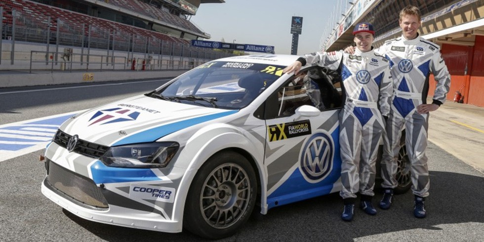 Marklund Motorsport. Finländaren Toomas Heikkinen och PG Andersson utgör VM-teamet för det Bolidenbaserade stallet i rallycross–VM Foto: Marklund Motorsport.