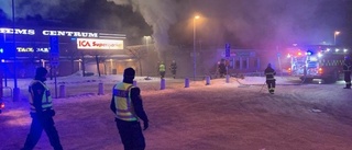 Brand i Umebutik – misstänks vara anlagd