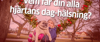 Vem vill du hälsa till på Alla hjärtans dag?