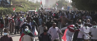 Många skadade efter demonstrationer i Sudan