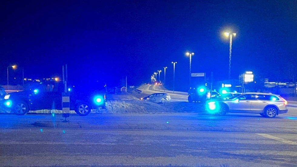 Biljakten tog slut på Brokindsleden i höjd med Spångerumsgatan.