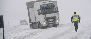 Isdygn och klass 2-varning för snö