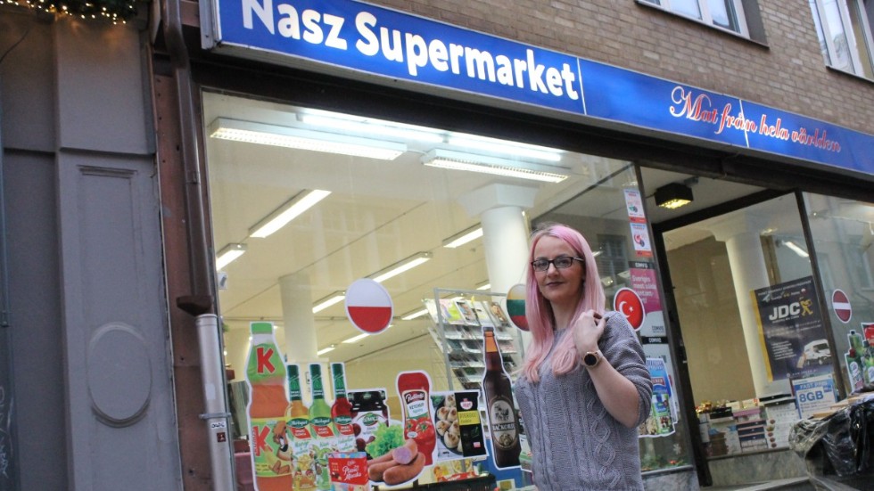 "Nasz Supermarket" betyder "Vår supermarket". Viktorija Touranj har öppnat en butik på Hospitalsgatan i Norrköping, med mat från länder som Polen, Ryssland och Lettland. 