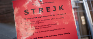 Byggfacket varslar om storstrejk