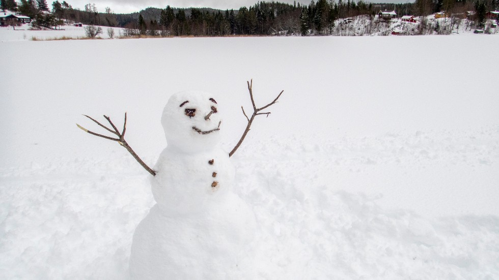 Snögubbe.