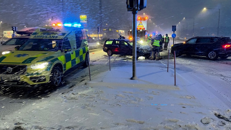 Olyckan skedde på måndagseftermiddagen.