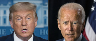 Så ser Trump och Biden på upploppen