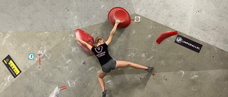 Tufft på junior-SM i bouldering