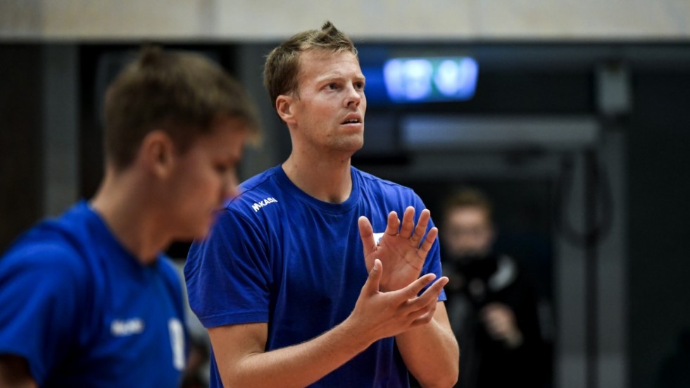 Marcus Nilsson lämnar Hylte/Halmstad för två månaders volleybollspel i London. Arkivbild.