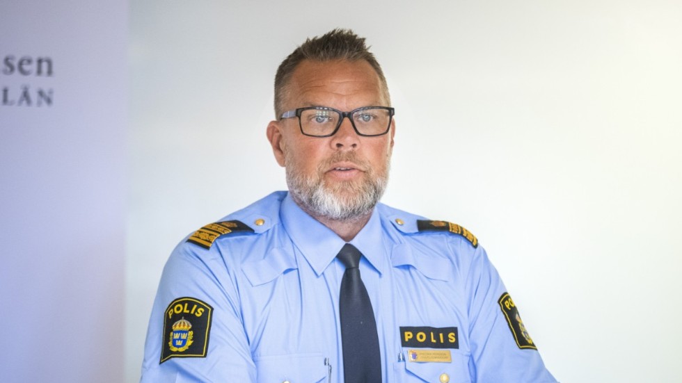 Fredrik Persson, polisområdeschef Gotland.