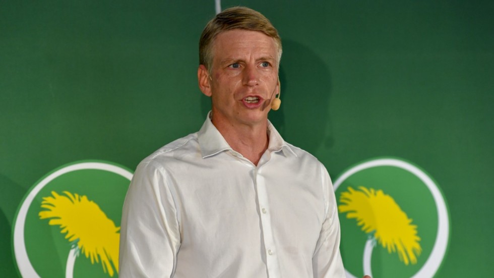 Per Bolund, ett av Miljöpartiets två språkrör. Arkivbild.