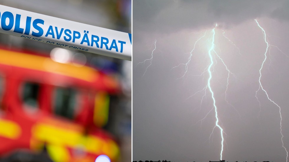 Genrebild. Vid 14-tiden på söndagen fick räddningtjänsten flera larm om bränder efter blixtnedslag i Enköping.