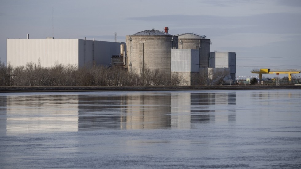 Den andra av två reaktorer i Fessenheim i östra Frankrike stängs i veckan. Arkivbild.