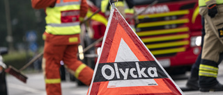 Trafikolycka i Tierp – släckte brand själva