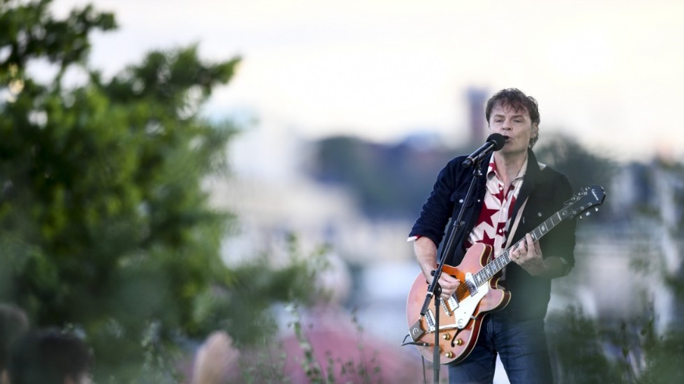 Nisse Hellberg i "Allsång på Skansen" tidigare i sommar. Arkivbild.