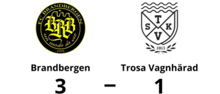 Brandbergen vann mot Trosa Vagnhärad efter stark andra halvlek