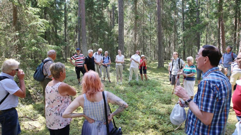 Roland Sandstedt berättade om naturens egen kraft och förmåga.