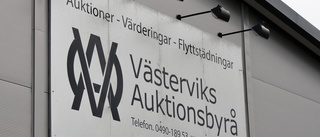 Auktionsbyrån drabbades av vattenläcka