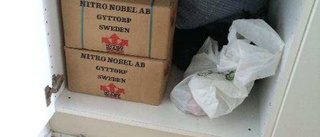 Hade stora mängder ammunition i garderoben